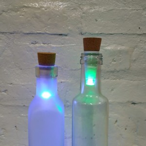 luz tapon corcho