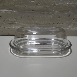 mantequera vidrio 20x13x6cm