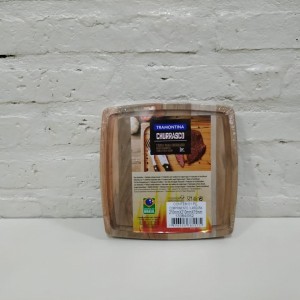 plato madera cuadrado tramontina 21x21cm