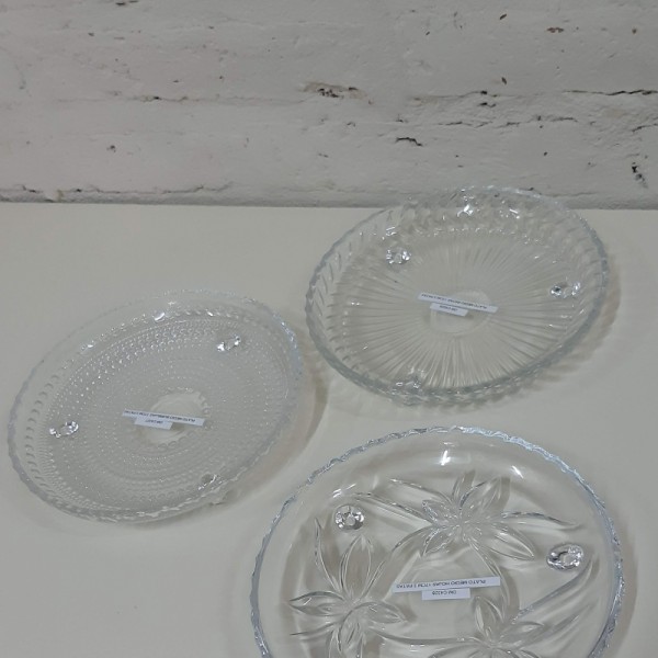 PLATO MEDIO RAYAS 17CM 3 PATAS