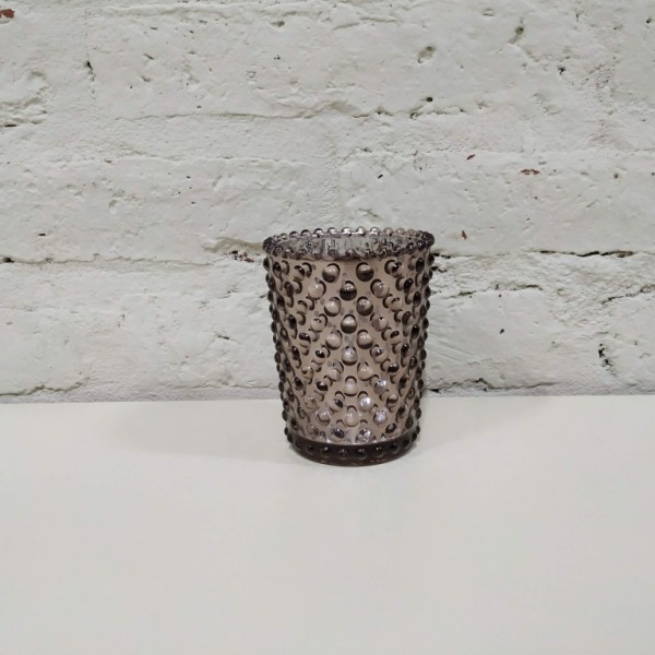 PORTAVELA METALIZADO BURBUJAS COBRE