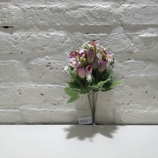 RAMO MINI TULIPAN X 12 29CM LILA