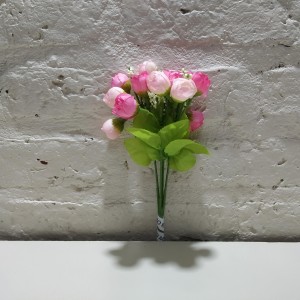 ramo rococo mini x5 22cm rosa