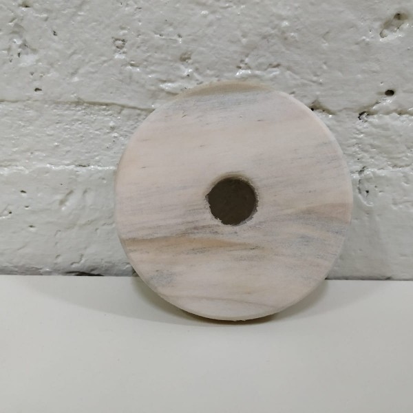 TAPA MADERA 70 CON AGUJERO