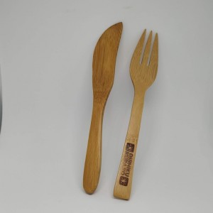 tenedor madera bamboo 15cm