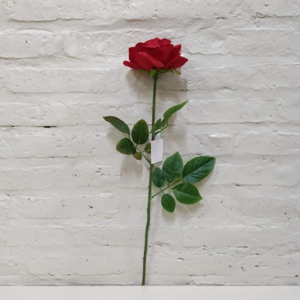 VARA ROSA GRANDE 69CM ROJO