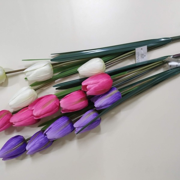 VARA TULIPAN X 5 BLANCO x 1mt