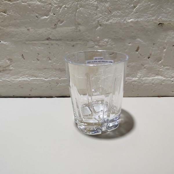VASO ACANALADO PERLADO 325ML