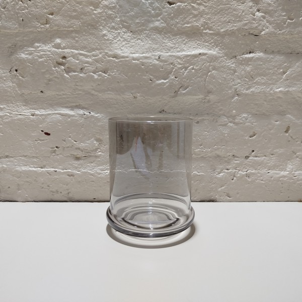 VASO RECTO COLOR HUMO 8x11